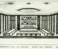Sistemazione interno Sala Consiliare della Provincia di Rieti
